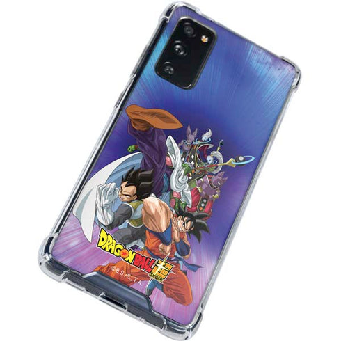 Dragon Ball Super Group Galaxy S20 FE Clear Case